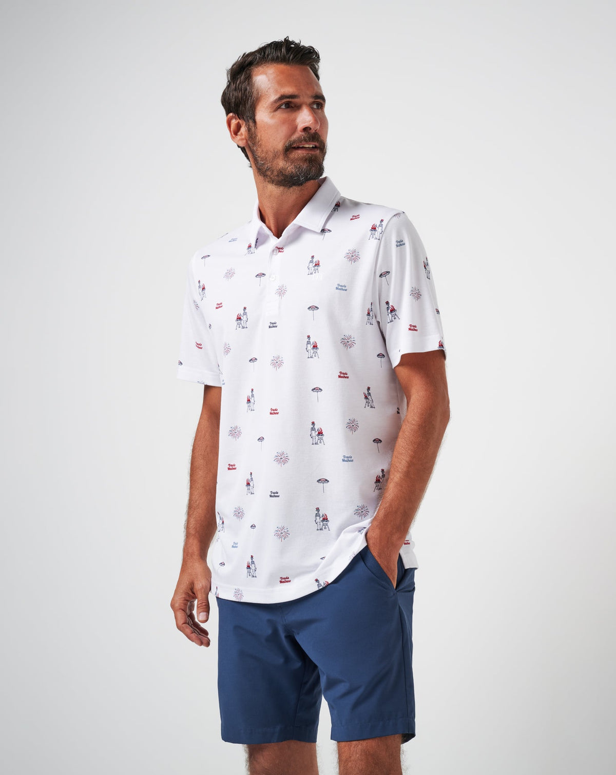 Travis Mathew Online Neighborhood Party Polo Men