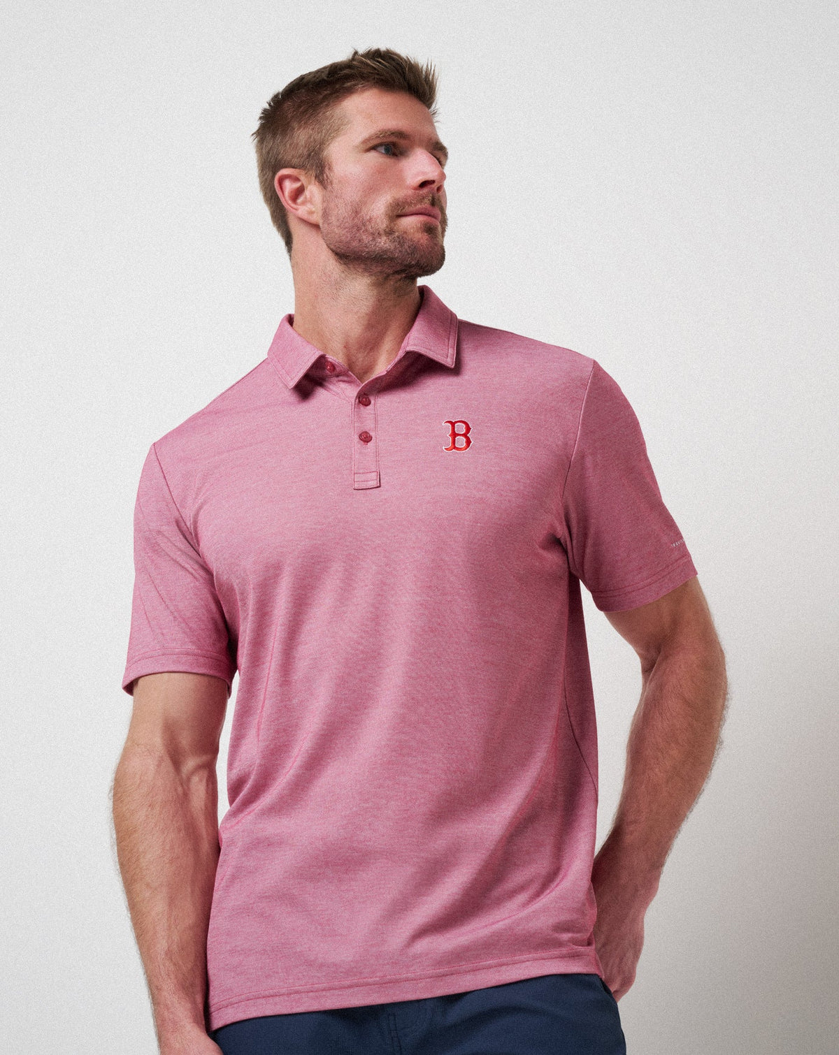Travis Mathew For Sale Boston Red Sox Playoff Pitch Polo Men|Game Day|New