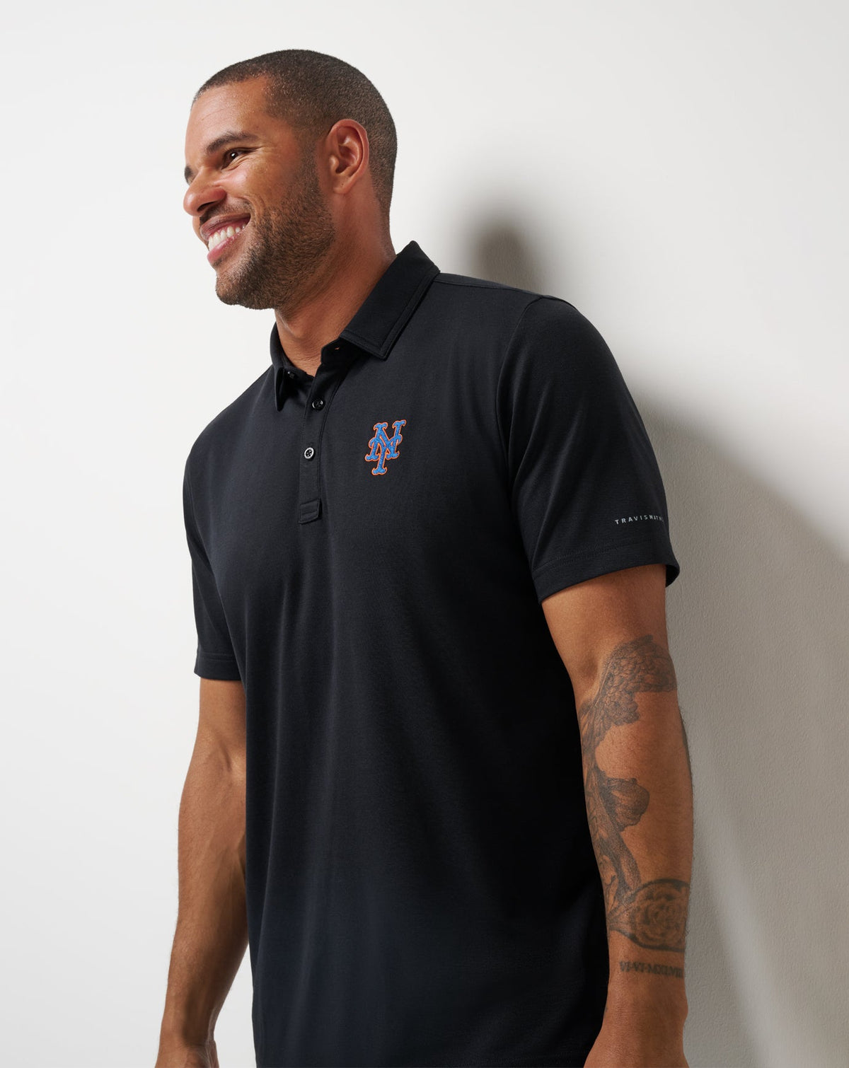 Travis Mathew Discount New York Mets Playoff Pitch Polo Men|New