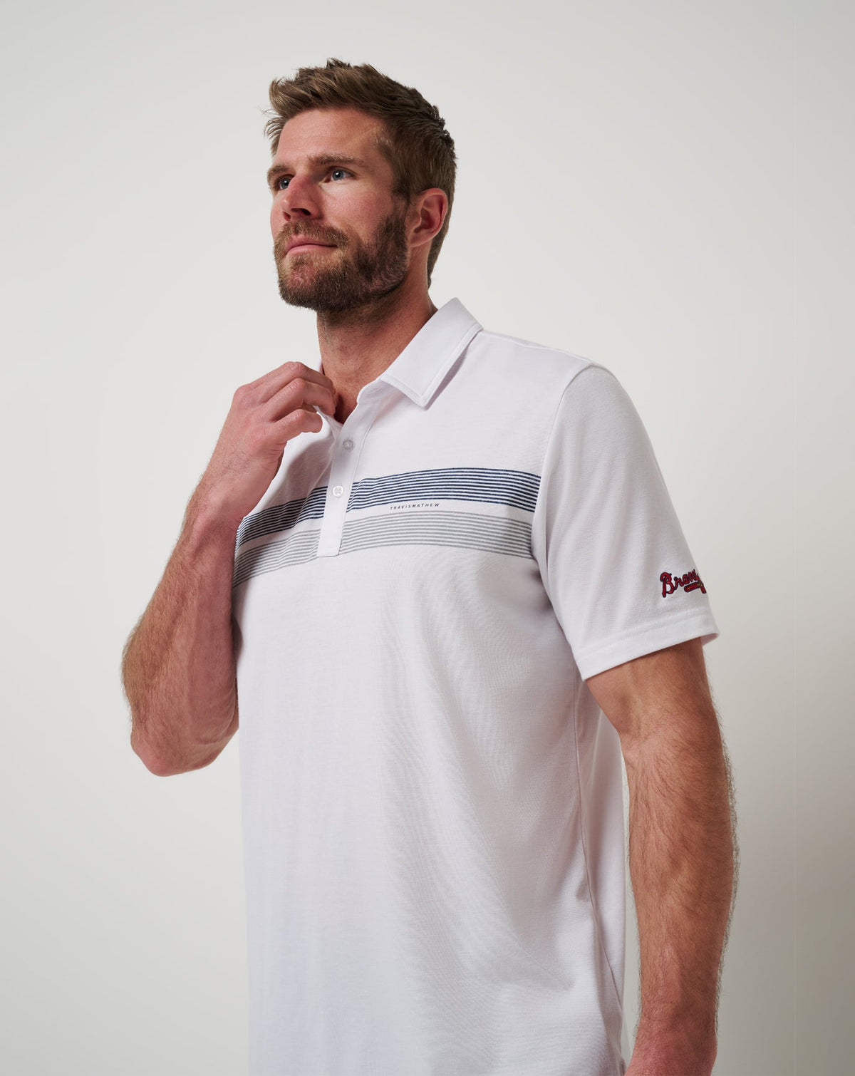 Travis Mathew US Atlanta Braves Top Recruit Polo Men|New