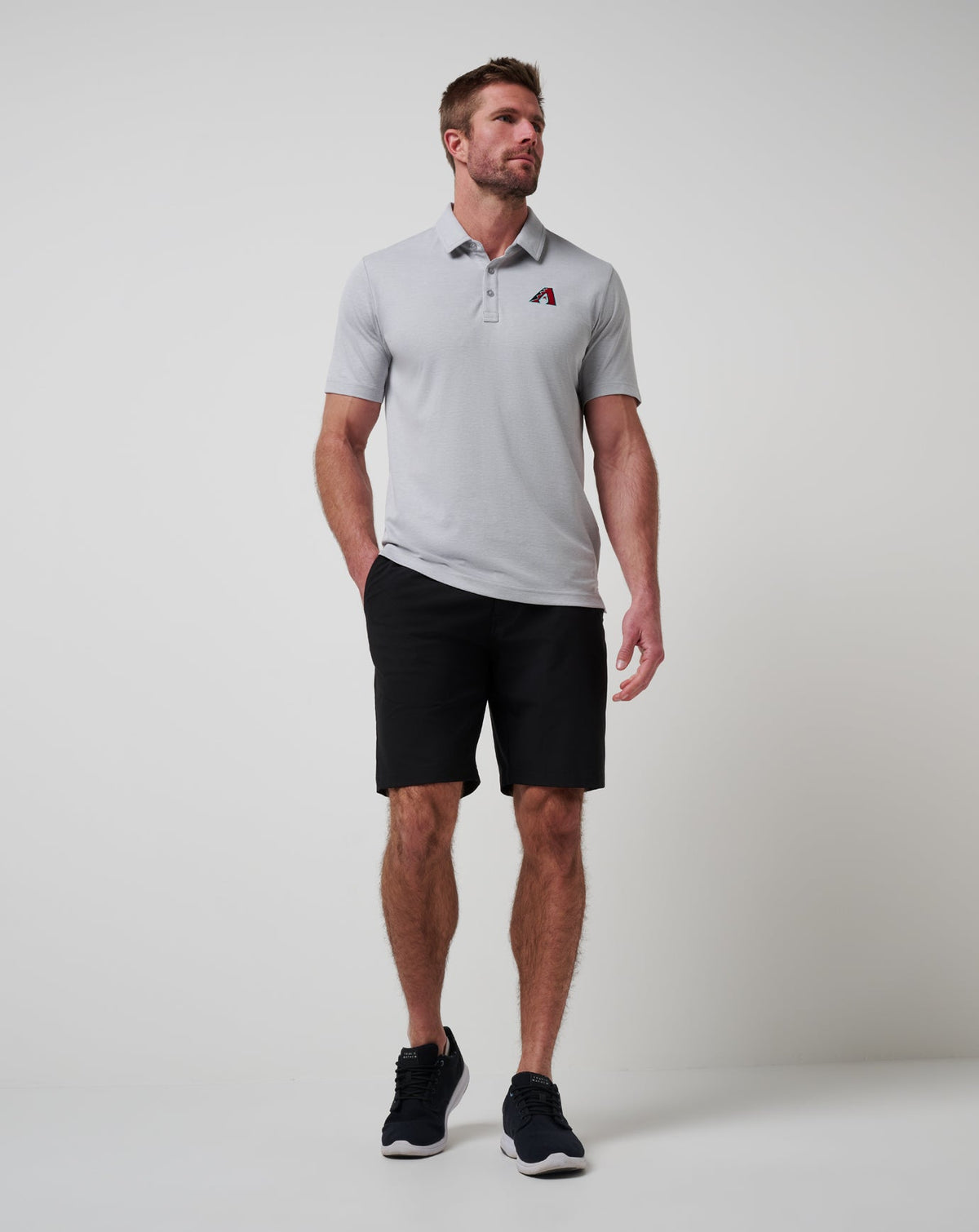 Travis Mathew For Sale Arizona Diamondbacks Playoff Pitch Polo Men|New