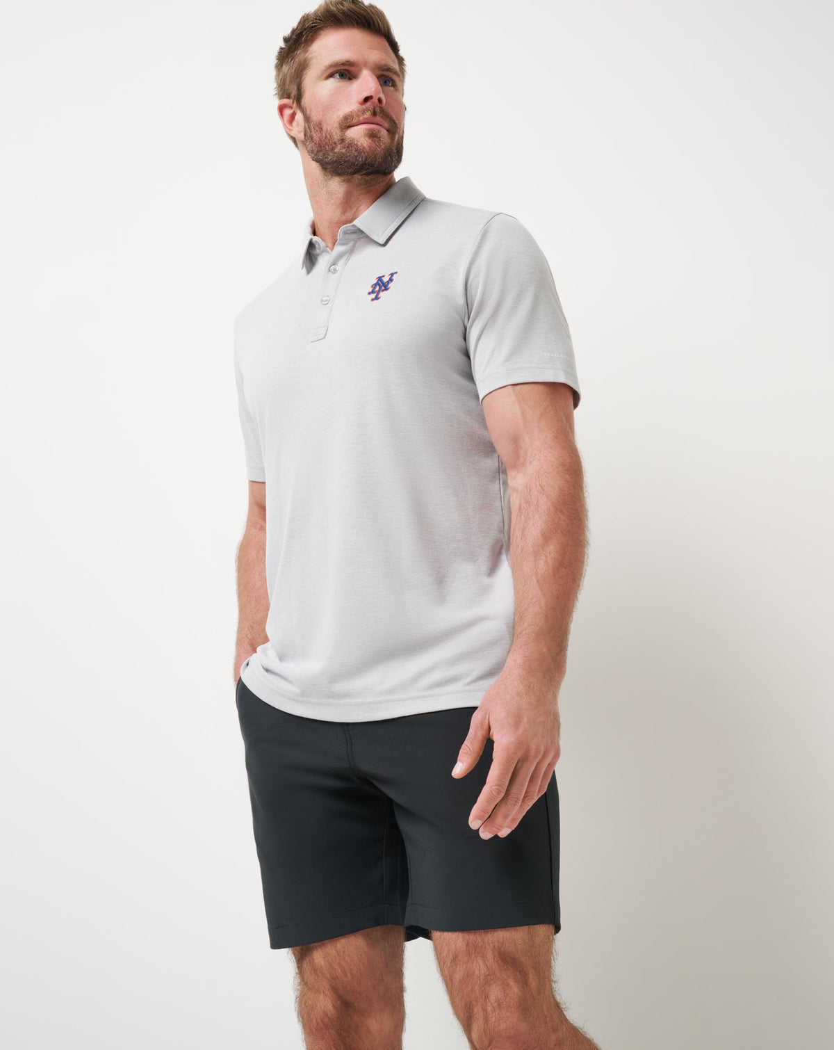 Travis Mathew Sale New York Mets Playoff Pitch Polo Men|New