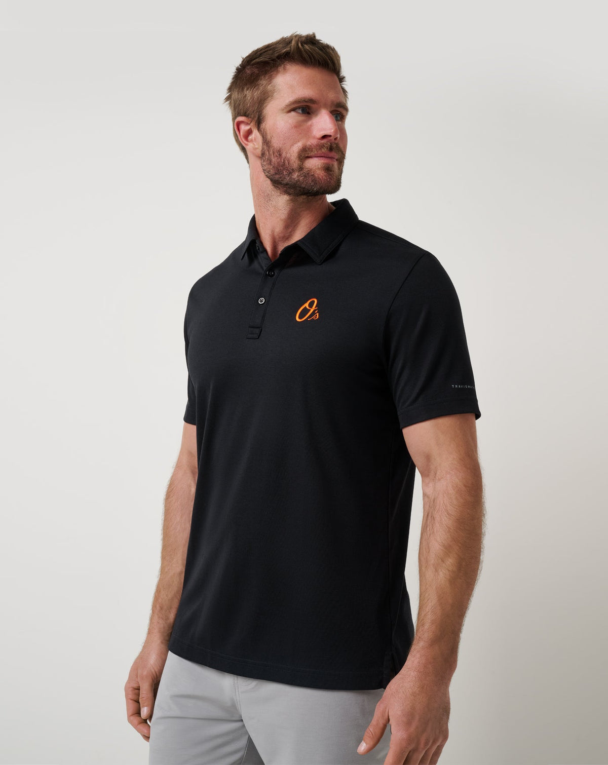 Travis Mathew Discount Baltimore Orioles Playoff Pitch Polo Men|New