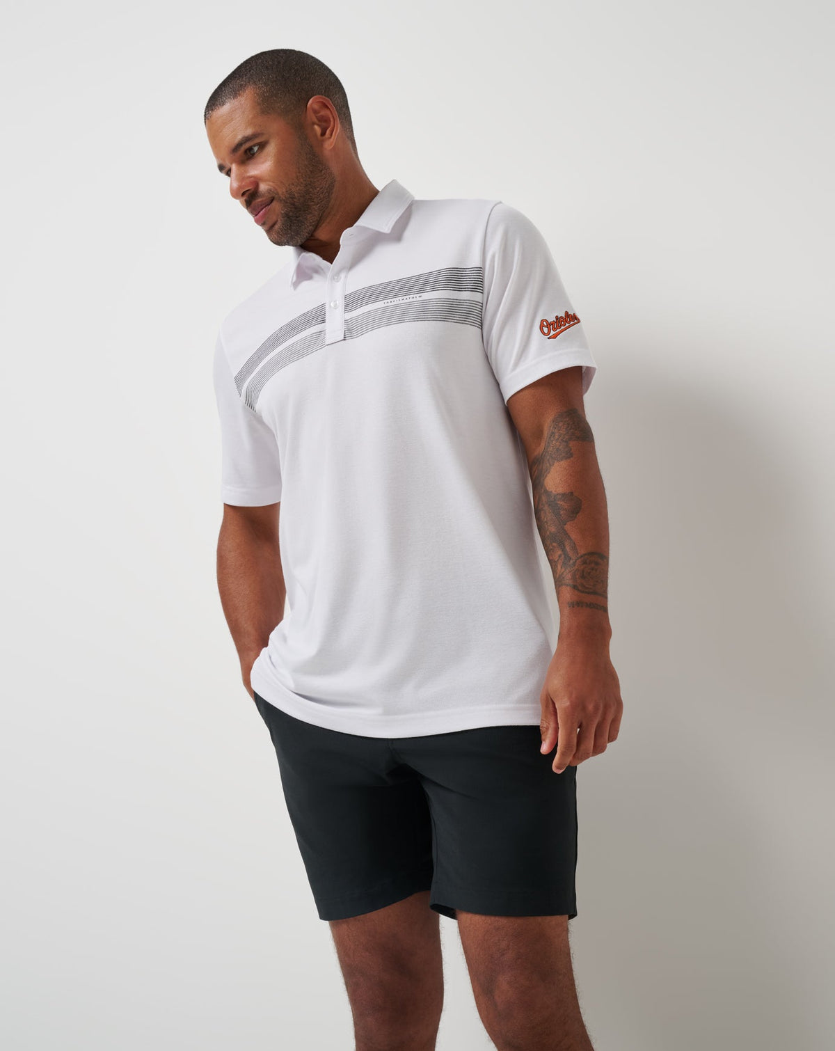 Travis Mathew Outlets Baltimore Orioles Top Recruit Polo Men|New