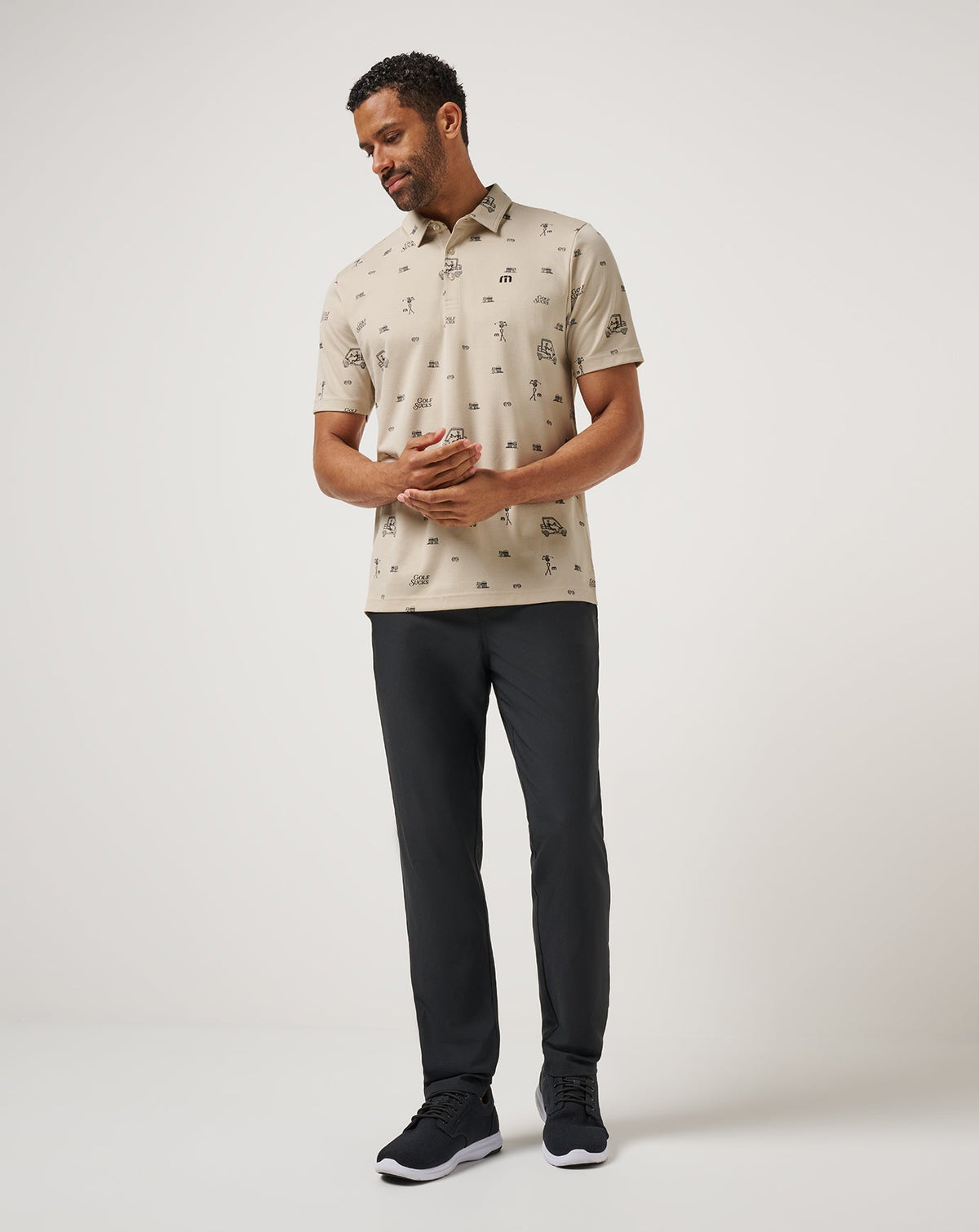 Travis Mathew Sale Golf Sucks Polo Men|Golf