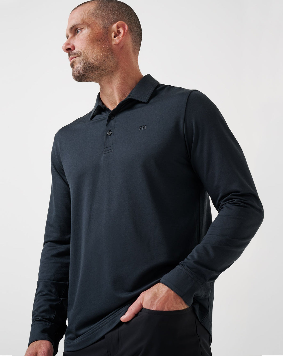 Travis Mathew Online Featherweight Long Sleeve Polo Men