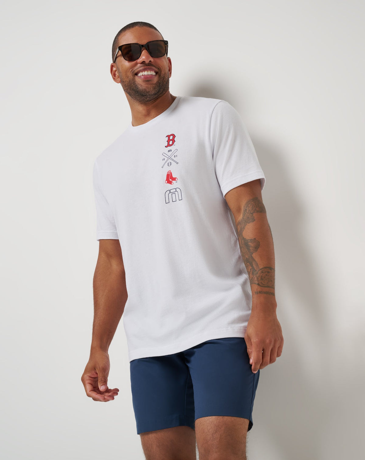 Travis Mathew Discount Boston Red Sox Sunset Slam 2.0 Tee Men|Game Day|New