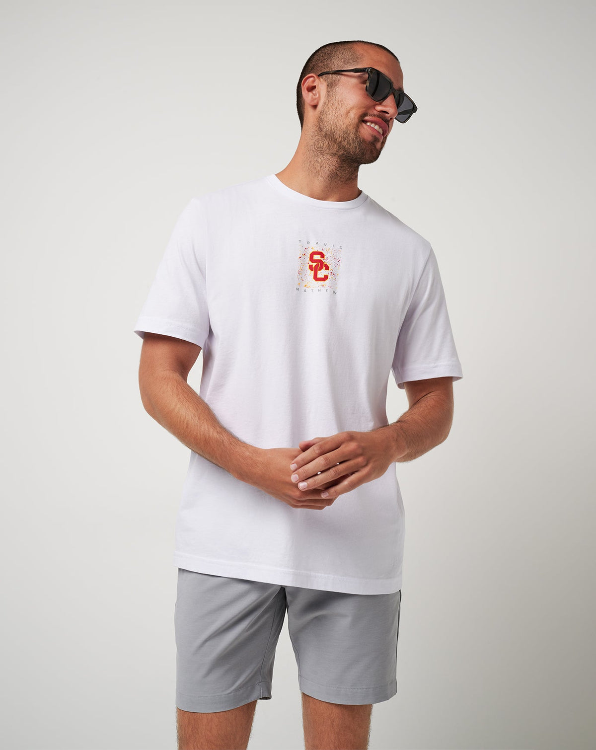 Travis Mathew Discount USC School Spirit Tee Men|Game Day|New