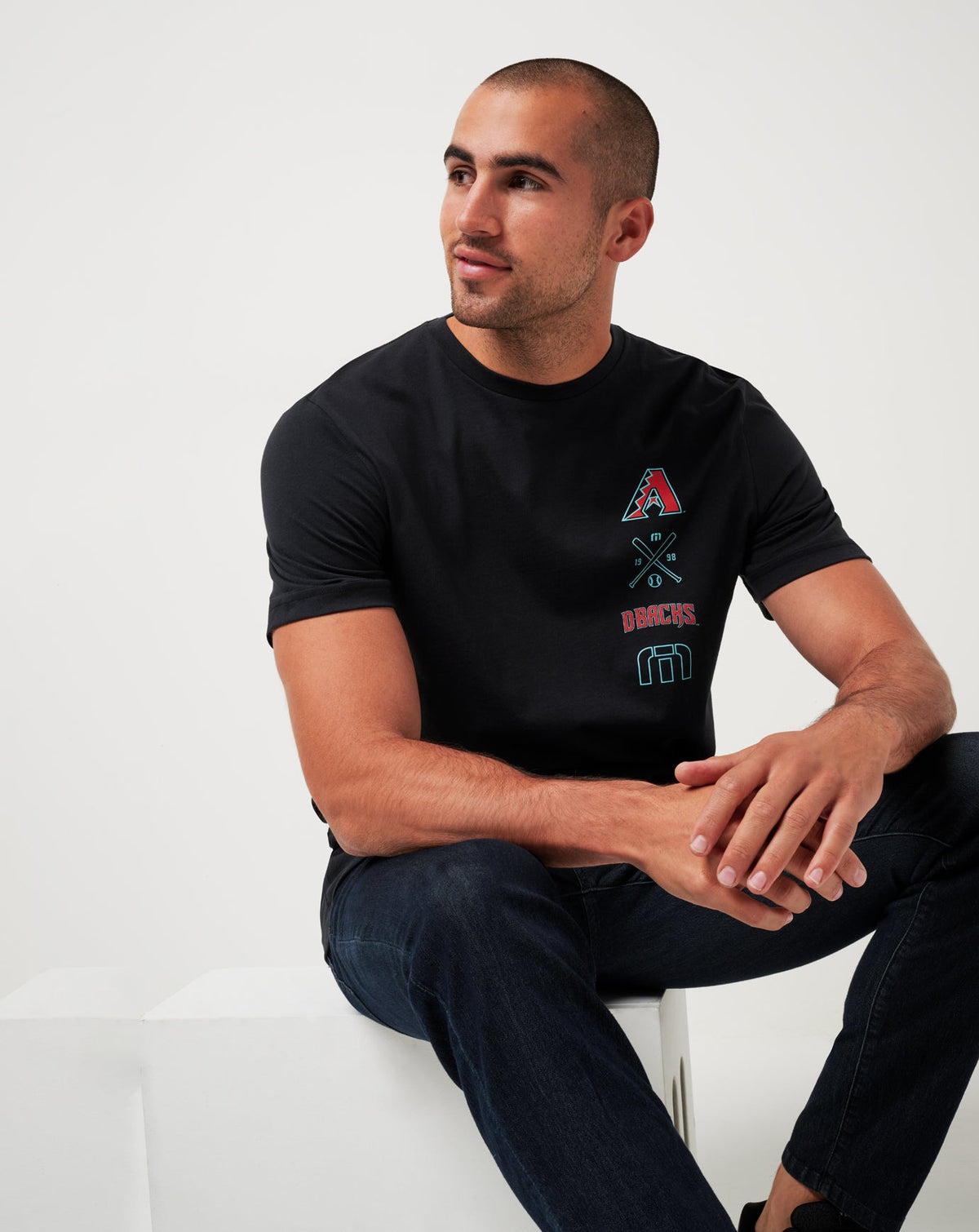 Travis Mathew For Sale Arizona Diamondbacks Sunset Slam Tee Men|New