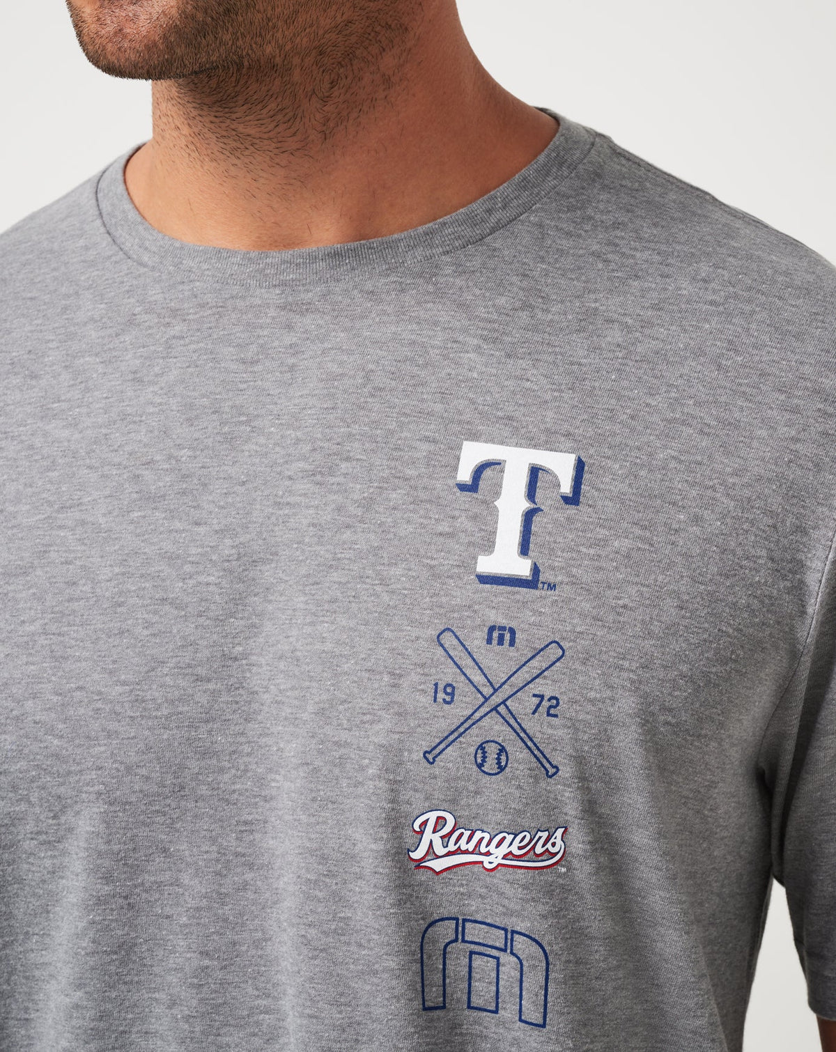 Travis Mathew Sale Texas Rangers Sunset Slam Tee Men|New