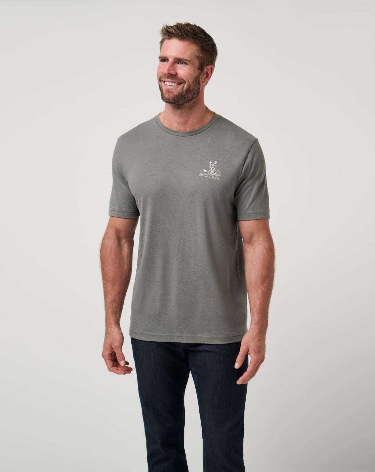 Travis Mathew Outlets Run Rudolph Tee Men