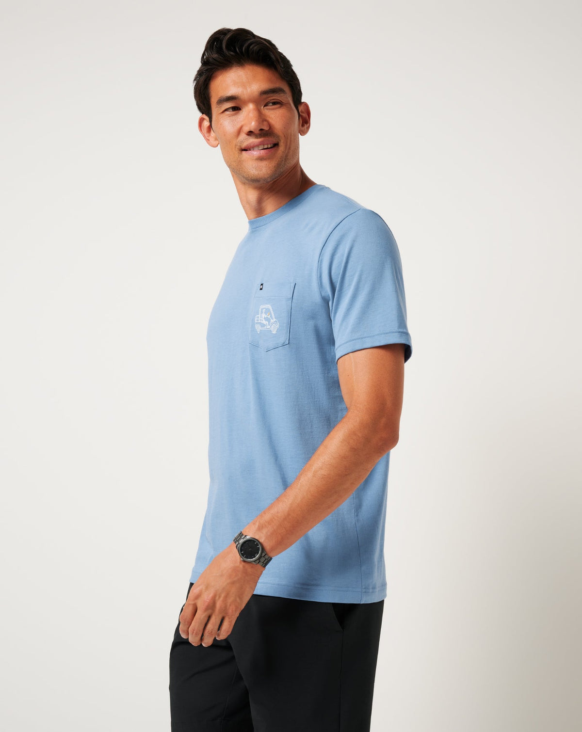 Travis Mathew Outlets Lost Mapes Pocket Tee Men