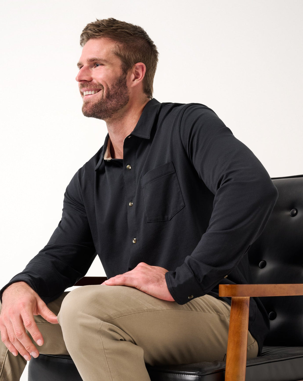Travis Mathew For Sale Comfortknit TM Social Club Button-Up Men
