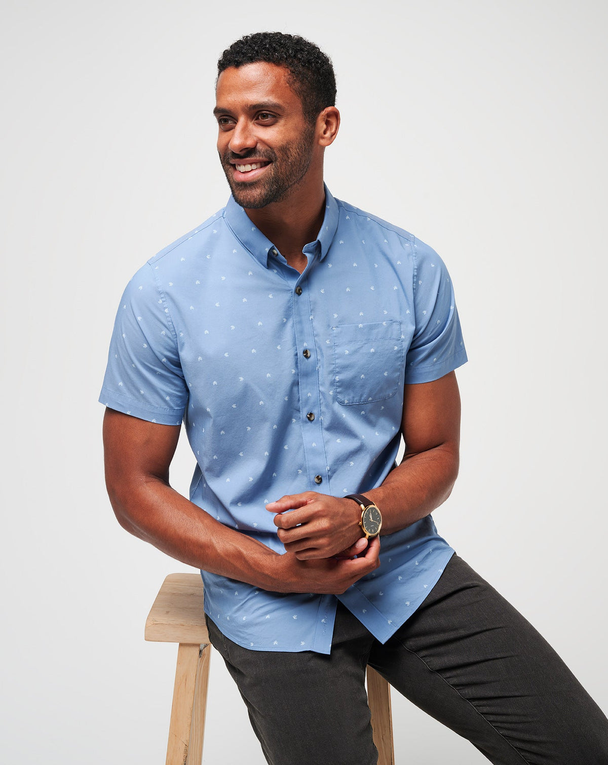 Travis Mathew Online Wind It In Button-Up Men