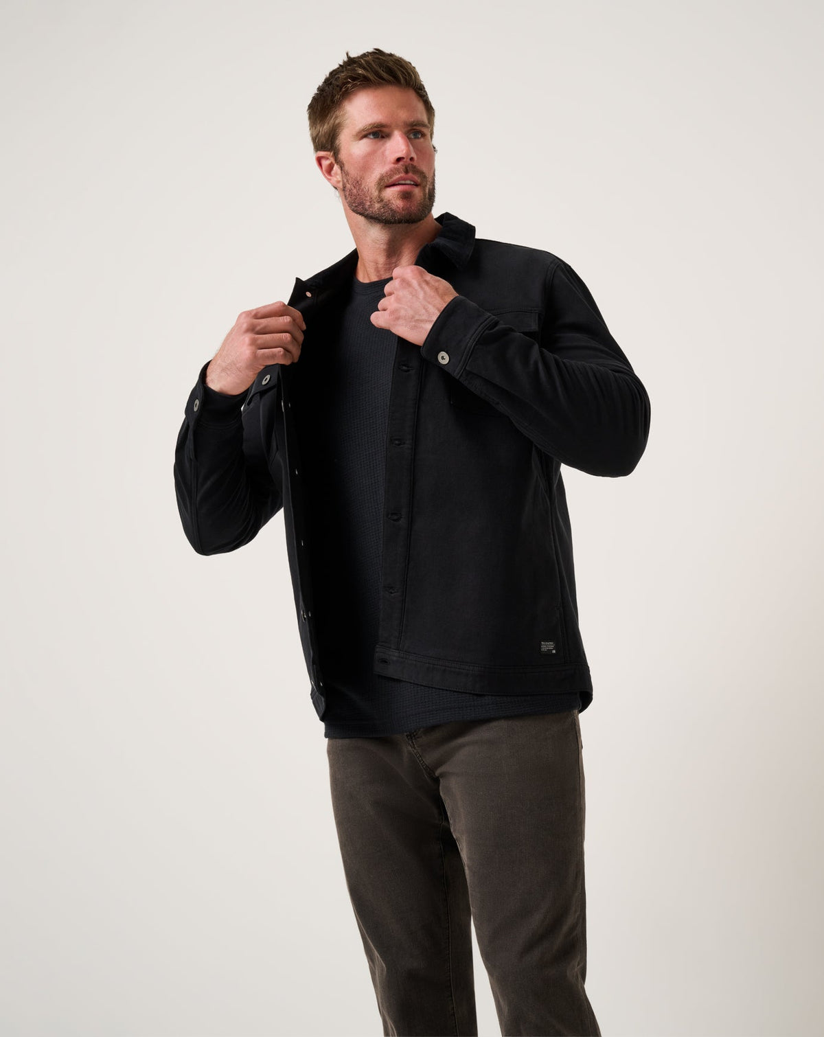 Travis Mathew Online Cloud Denim Cord Jacket Men