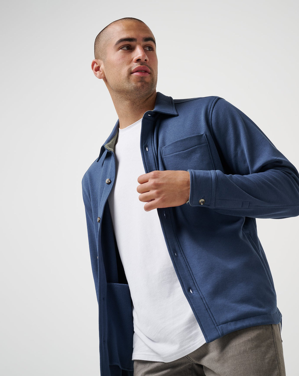 Travis Mathew Discount Cloud Shirt Jacket Men