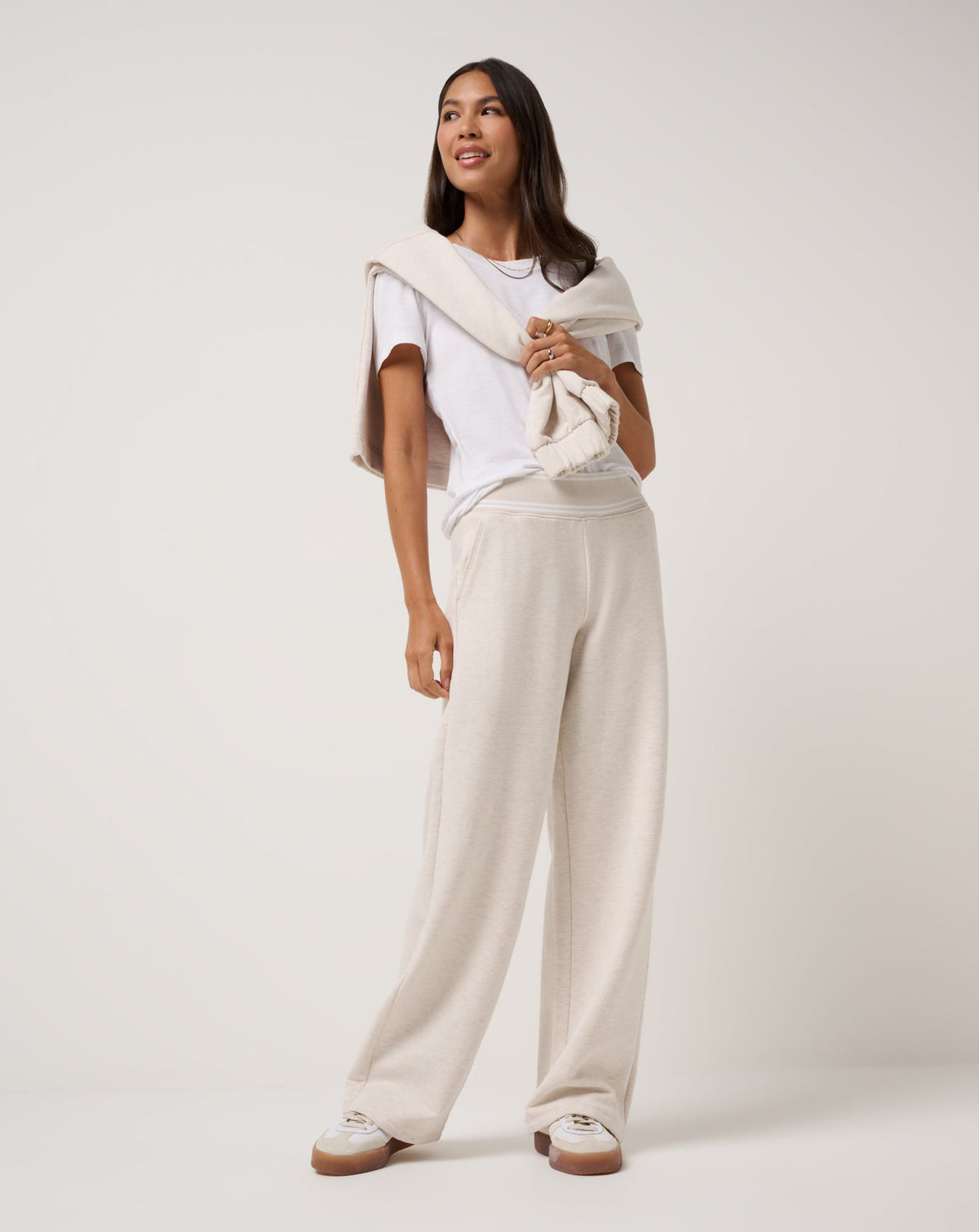 Travis Mathew Discount Cloud Fleece Clubside Wide Leg Pant Women