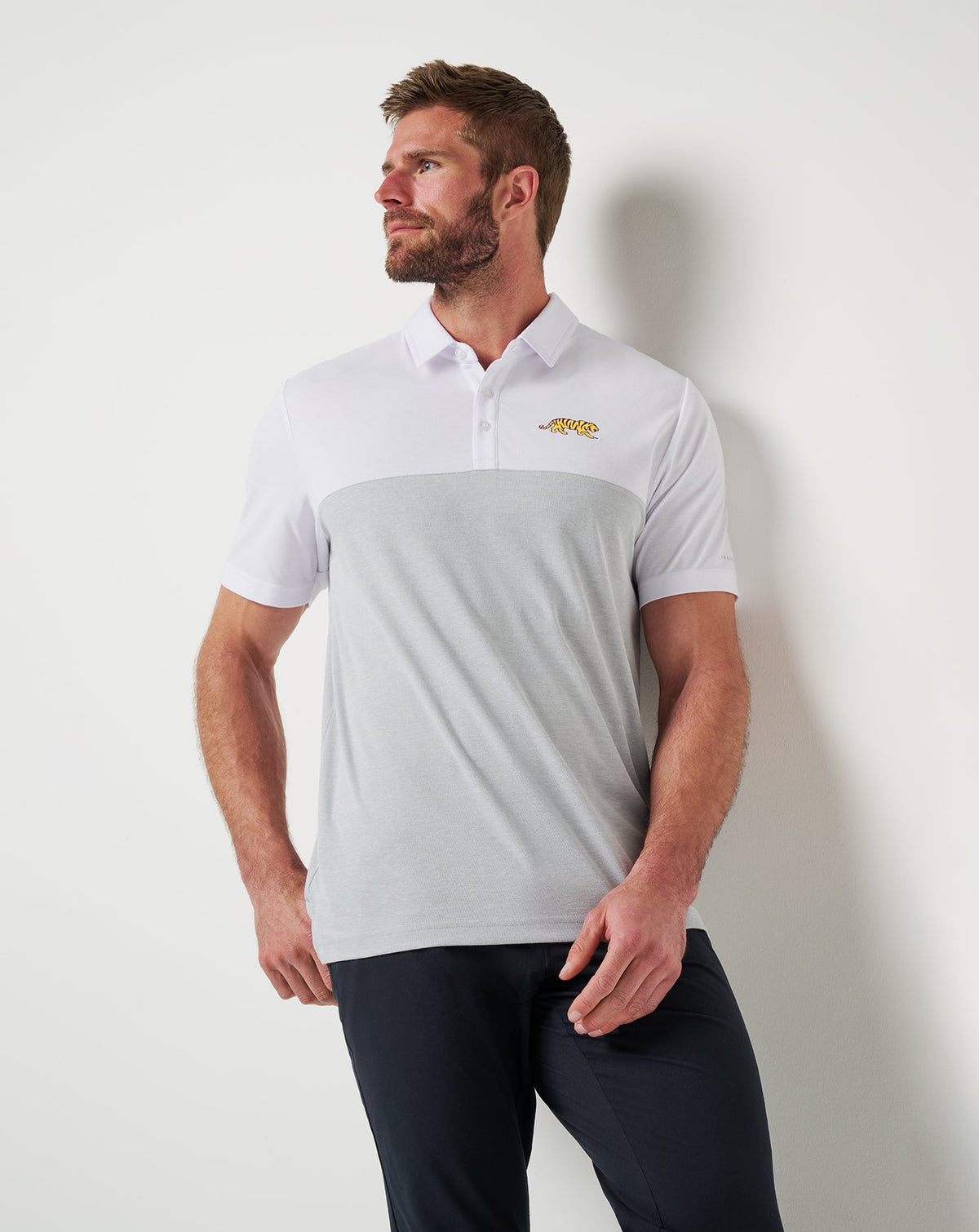Travis Mathew Sale LSU Drop Back Polo Game Day|New