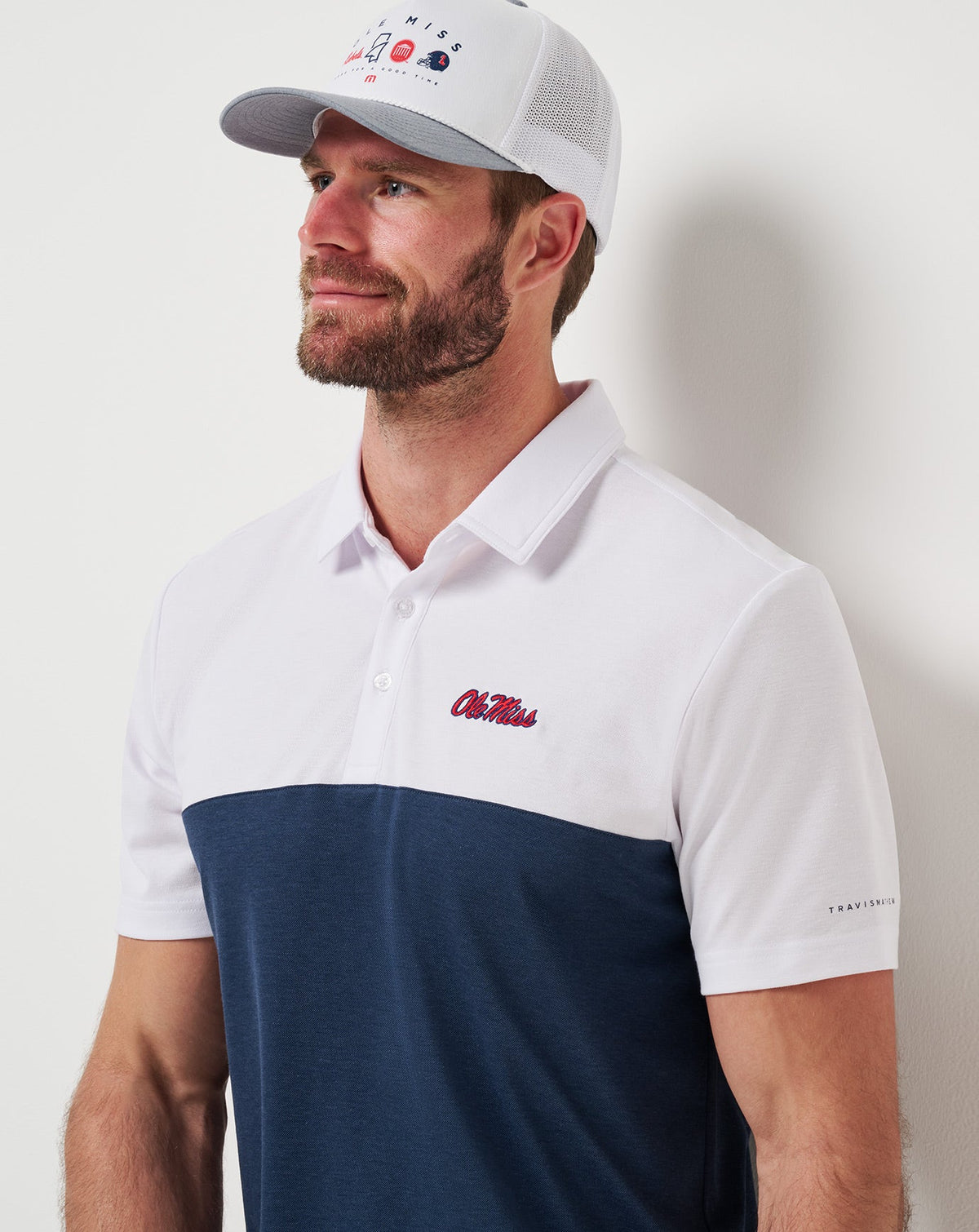 Travis Mathew Outlets Mississippi Drop Back Polo Game Day|New