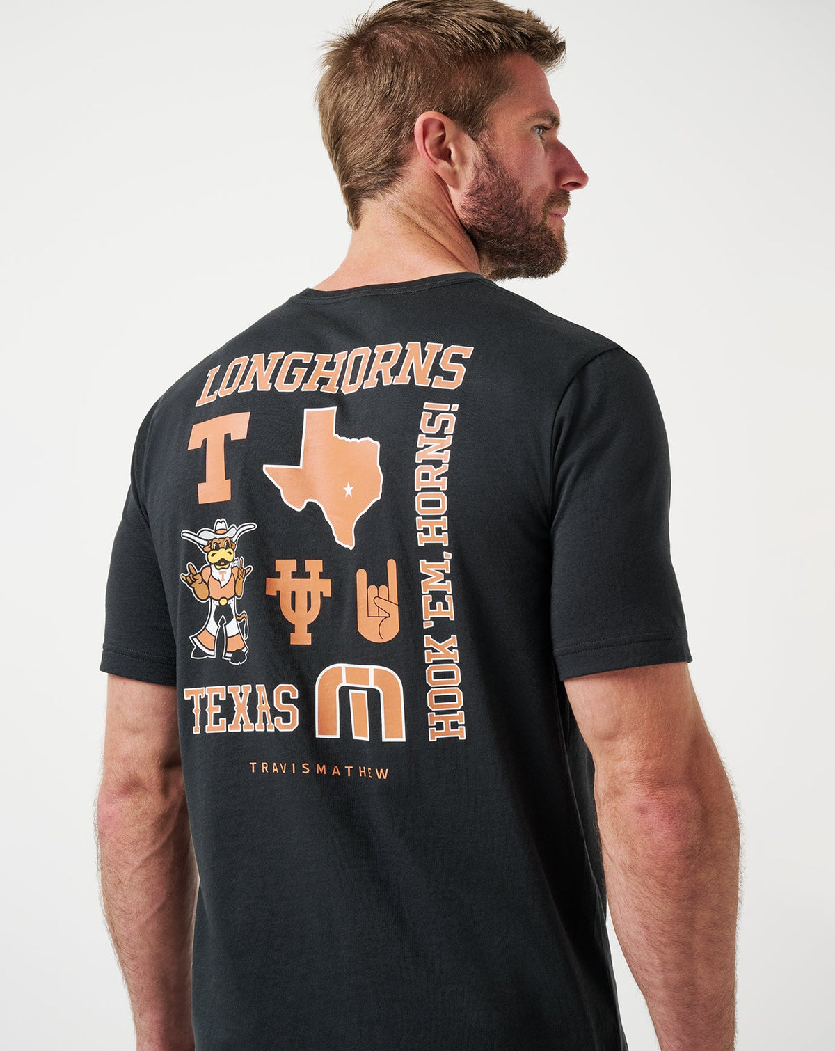 Travis Mathew Outlets UT Austin Friendly Rivalry Tee New