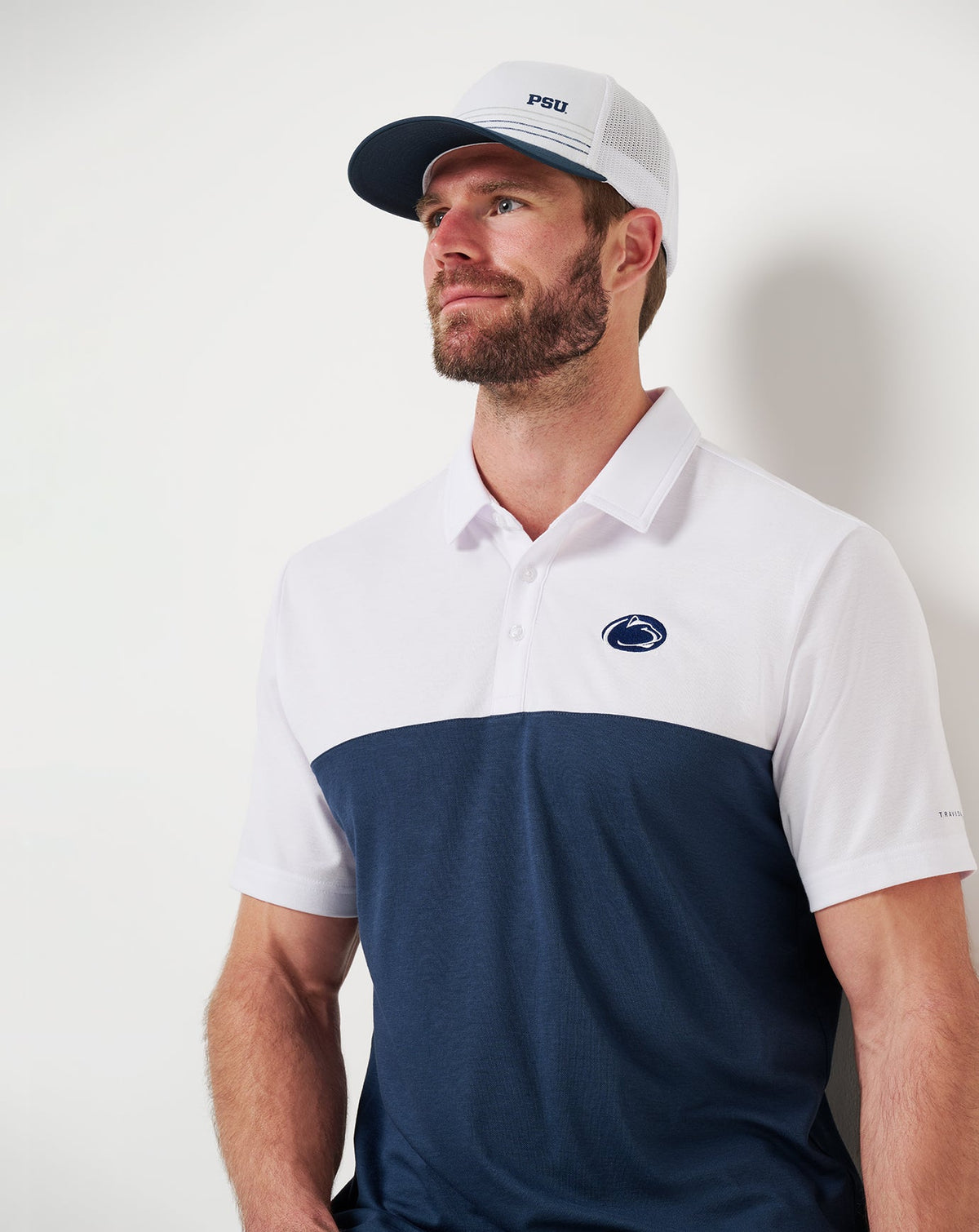 Travis Mathew Outlets PSU Drop Back Polo New