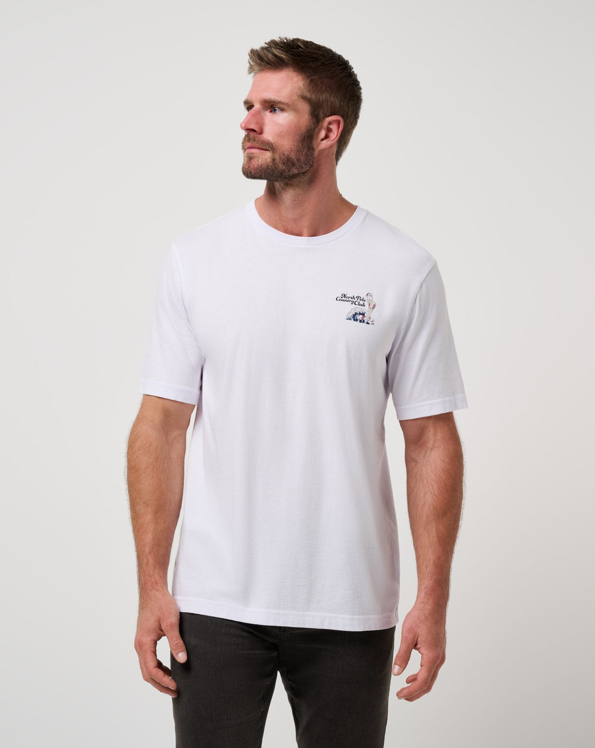 Travis Mathew Discount Holly Jollies Tee Men