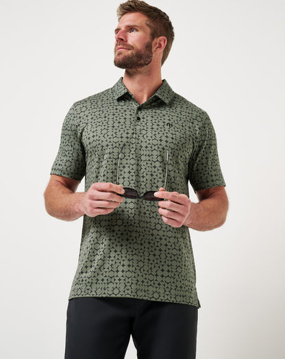 Travis Mathew US Featherweight Caves Polo Men|Golf