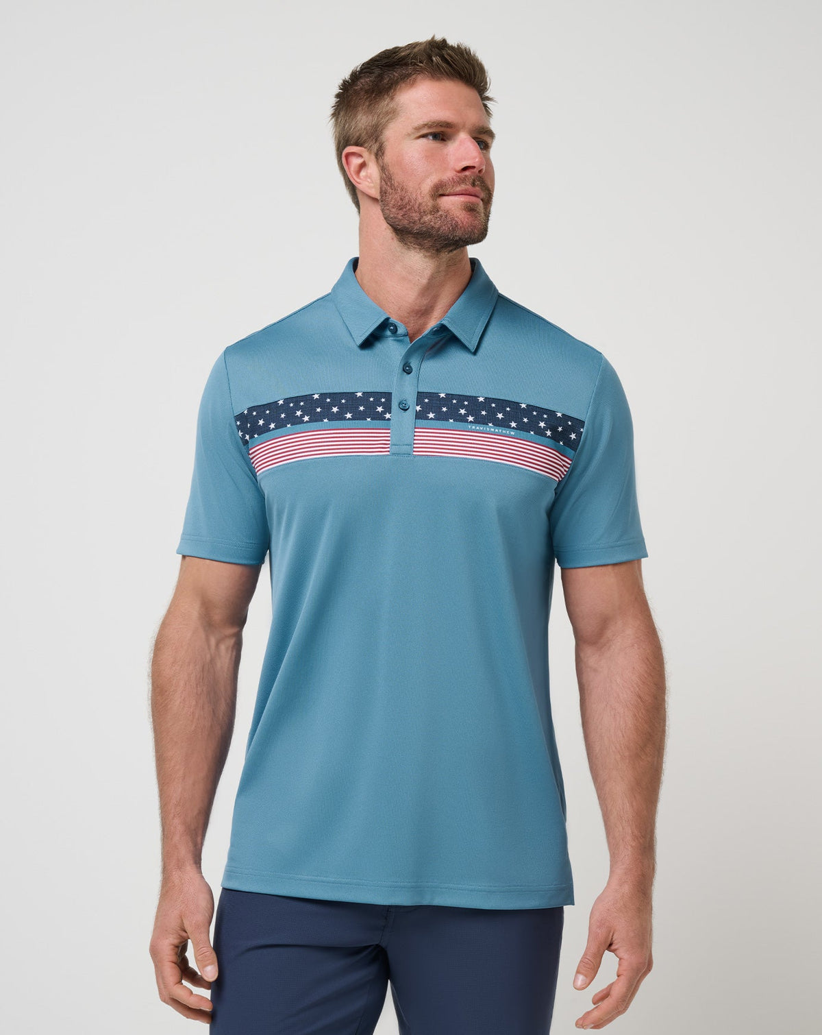 Travis Mathew US Good Good Patriot Polo Men|Golf