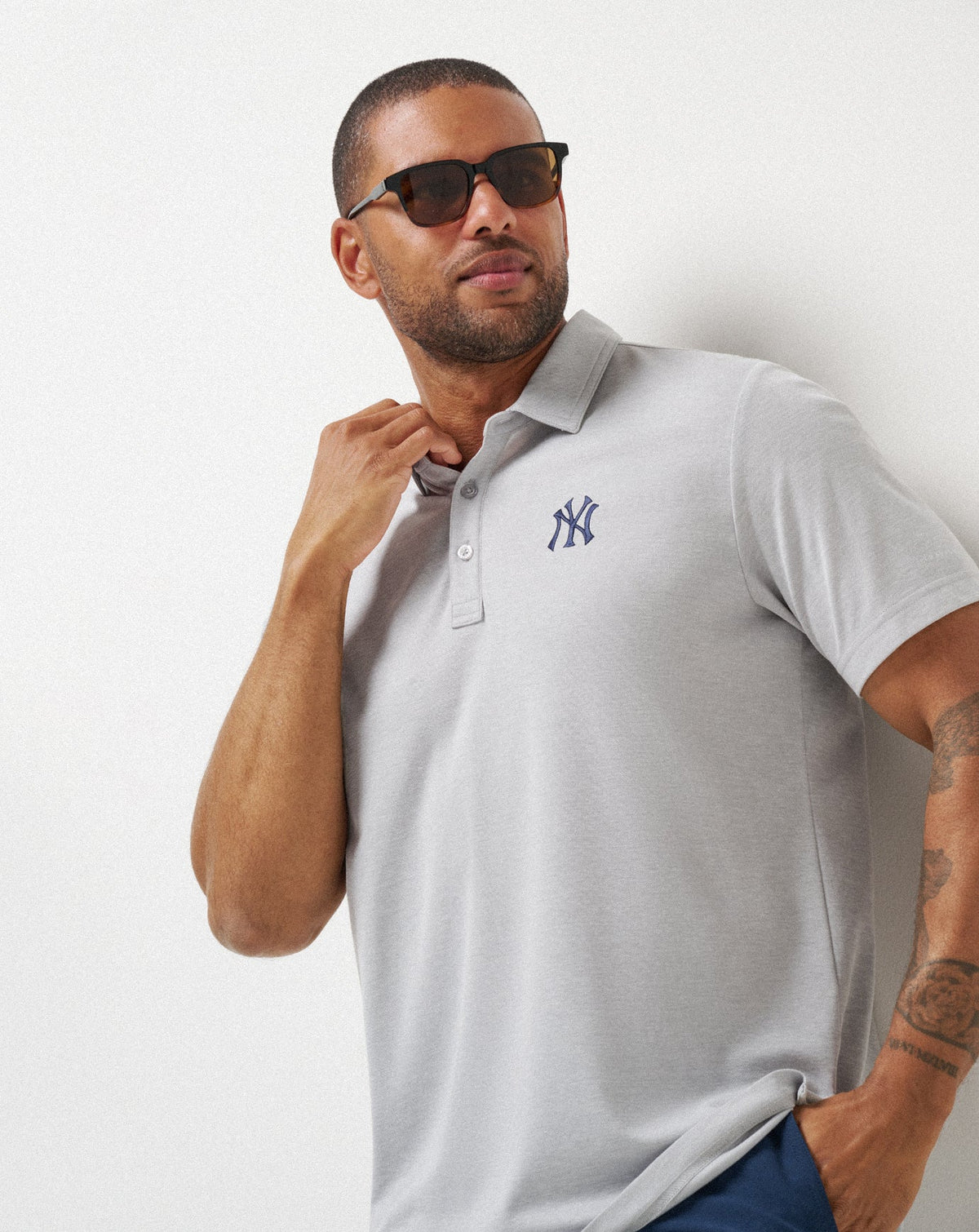 Travis Mathew For Sale New York Yankees Playoff Pitch Polo Men|Game Day|New