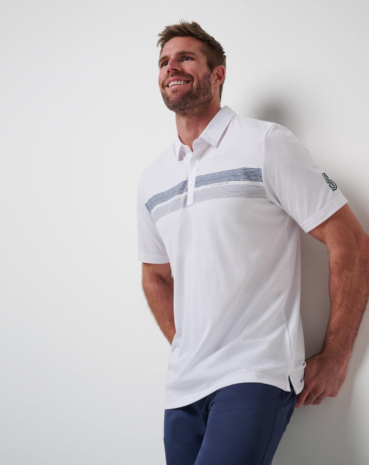 Travis Mathew For Sale Seattle Mariners Top Recruit Polo Men|Game Day|New