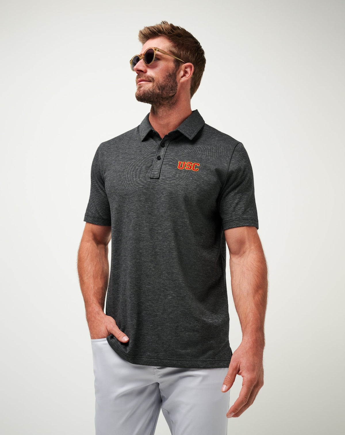 Travis Mathew Discount USC The Zinna Polo Men|Game Day|New