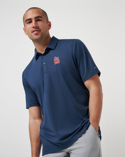 Travis Mathew Outlets St Louis Cardinals Playoff Pitch Polo Men|New
