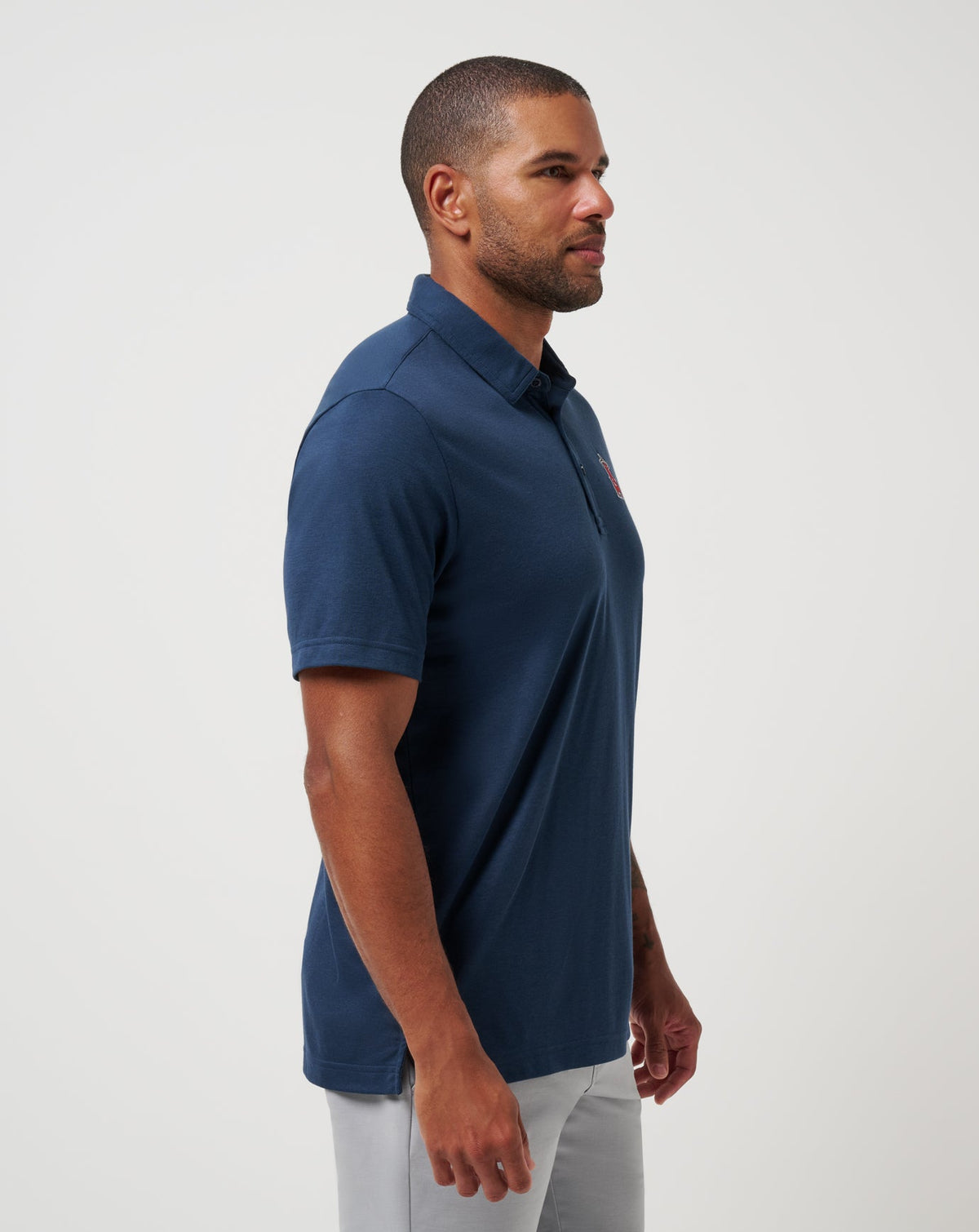 Travis Mathew Discount Los Angeles Angels Playoff Pitch Polo Men|New
