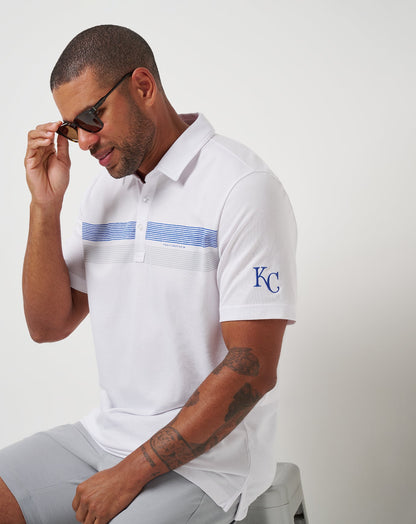 Travis Mathew Outlets Kansas City Royals Top Recruit Polo Men|New