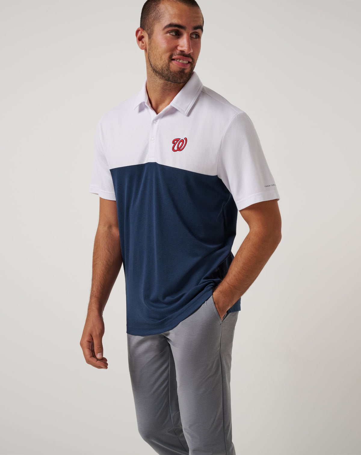 Travis Mathew Discount Washington Nationls Home Run Leader Polo Men|New