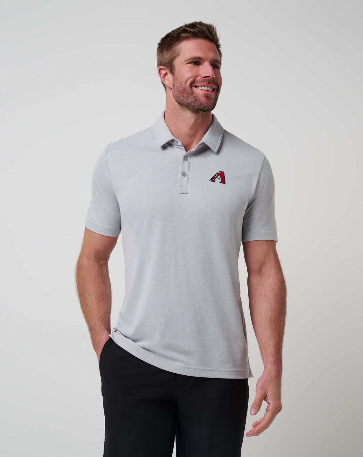 Travis Mathew For Sale Arizona Diamondbacks Playoff Pitch Polo Men|New