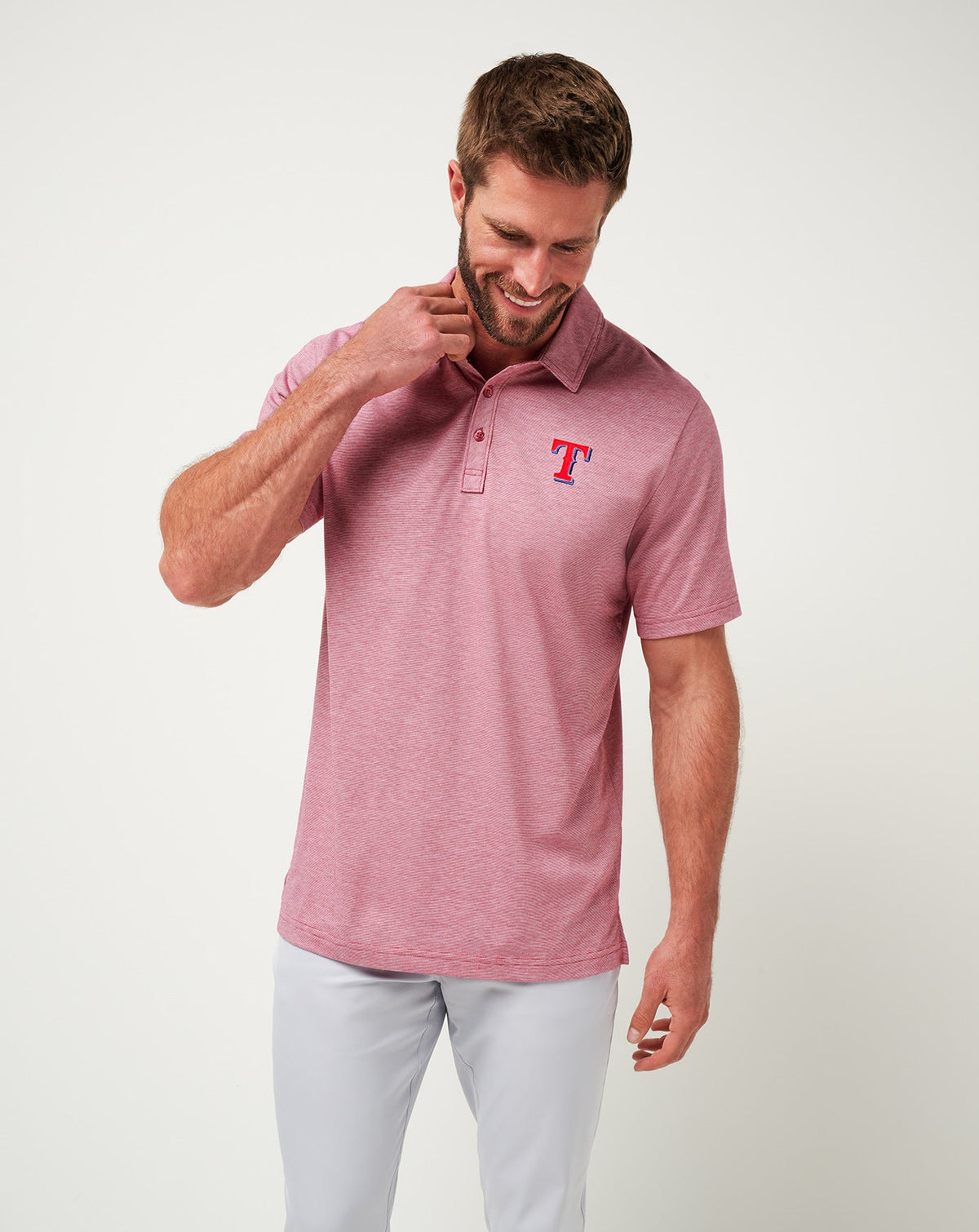 Travis Mathew Sale Texas Rangers The Zinna Polo Men|New