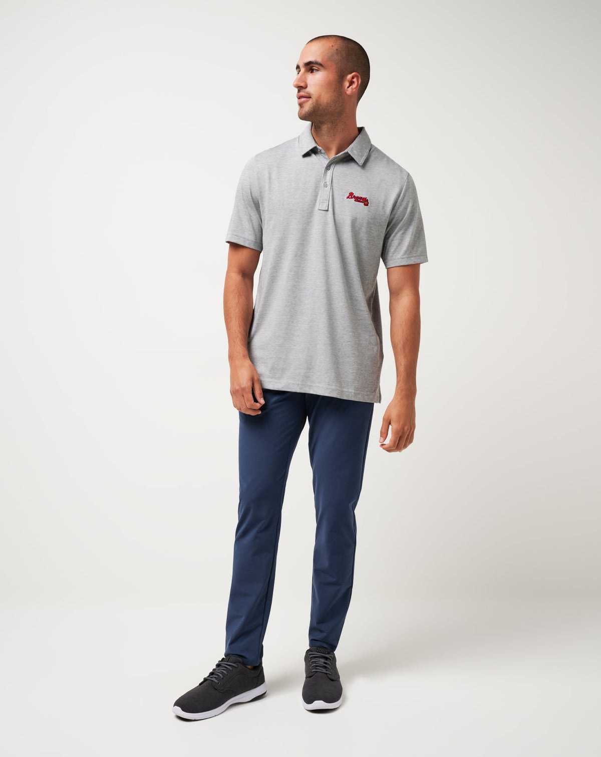 Travis Mathew US Atlanta Braves The Zinna Polo Men|New