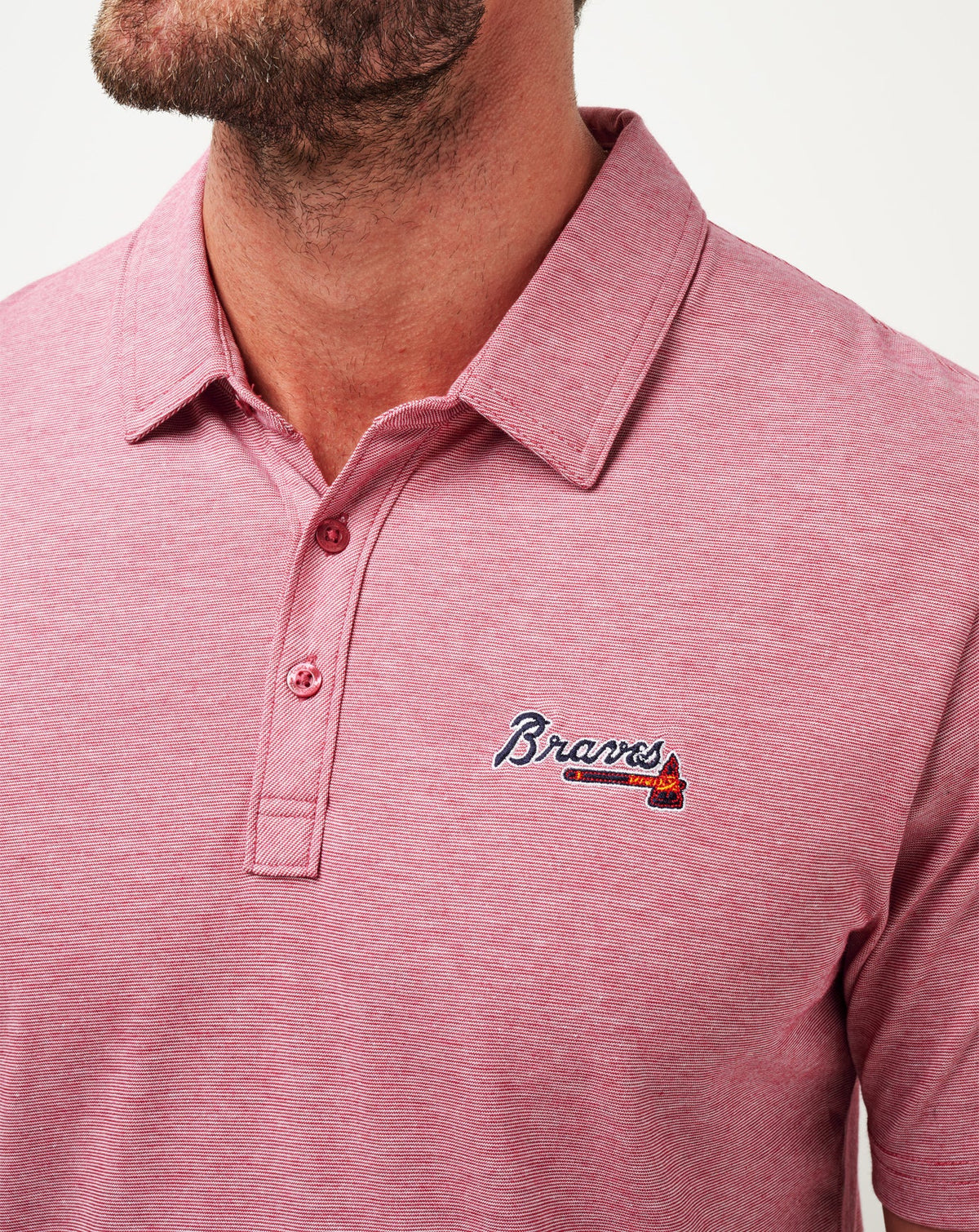 Travis Mathew Online Atlanta Braves The Zinna Polo Men|New