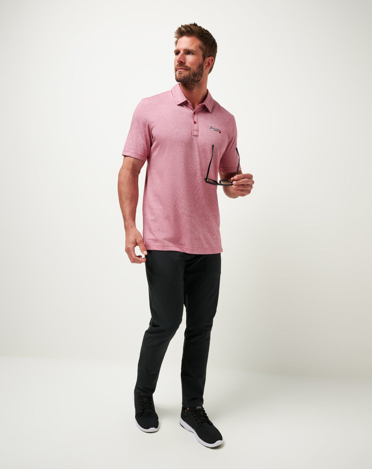 Travis Mathew Online Atlanta Braves The Zinna Polo Men|New
