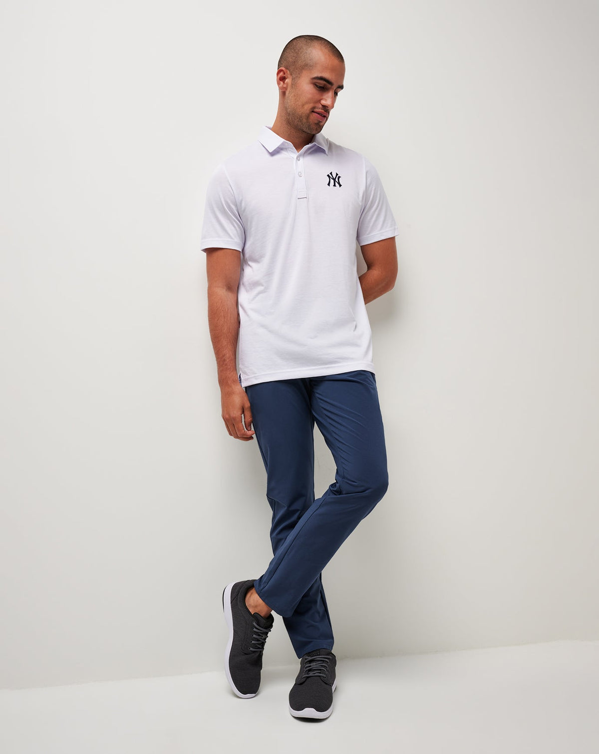 Travis Mathew Sale New York Yankees The Zinna Polo Men|Game Day|New