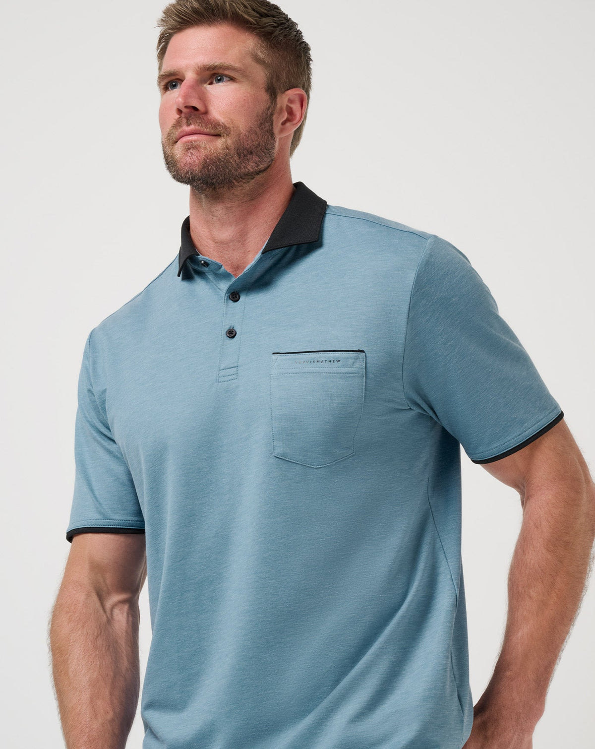 Travis Mathew Discount Featherweight Pocket Polo Men|Golf