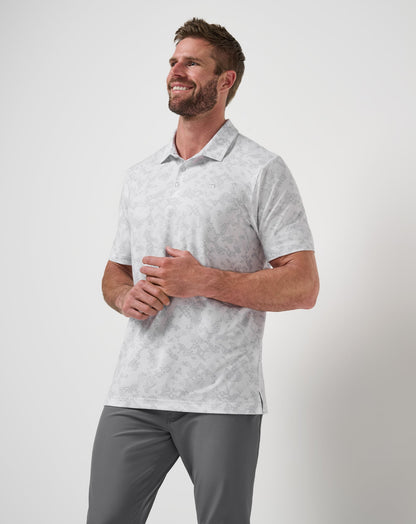 Travis Mathew Sale Featherweight Steep Wave Polo Men|Golf|New