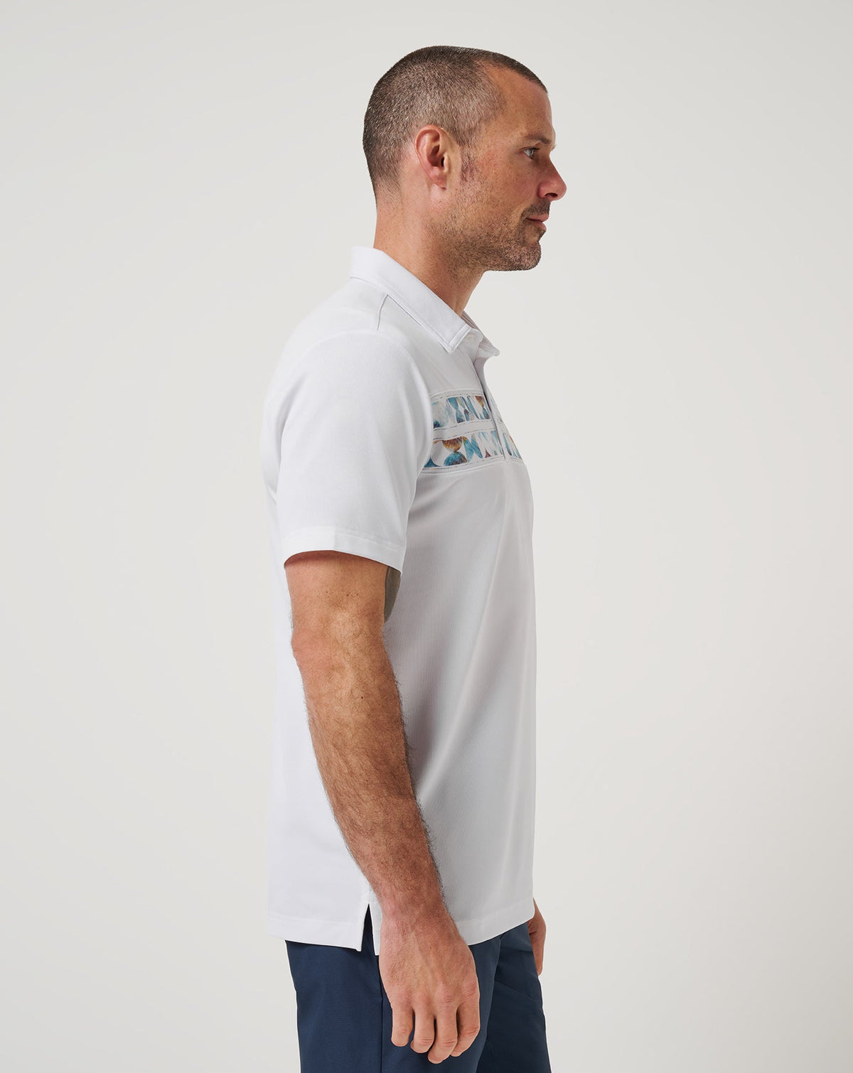 Travis Mathew Online Good Good Chest Stripe Polo Men|Golf