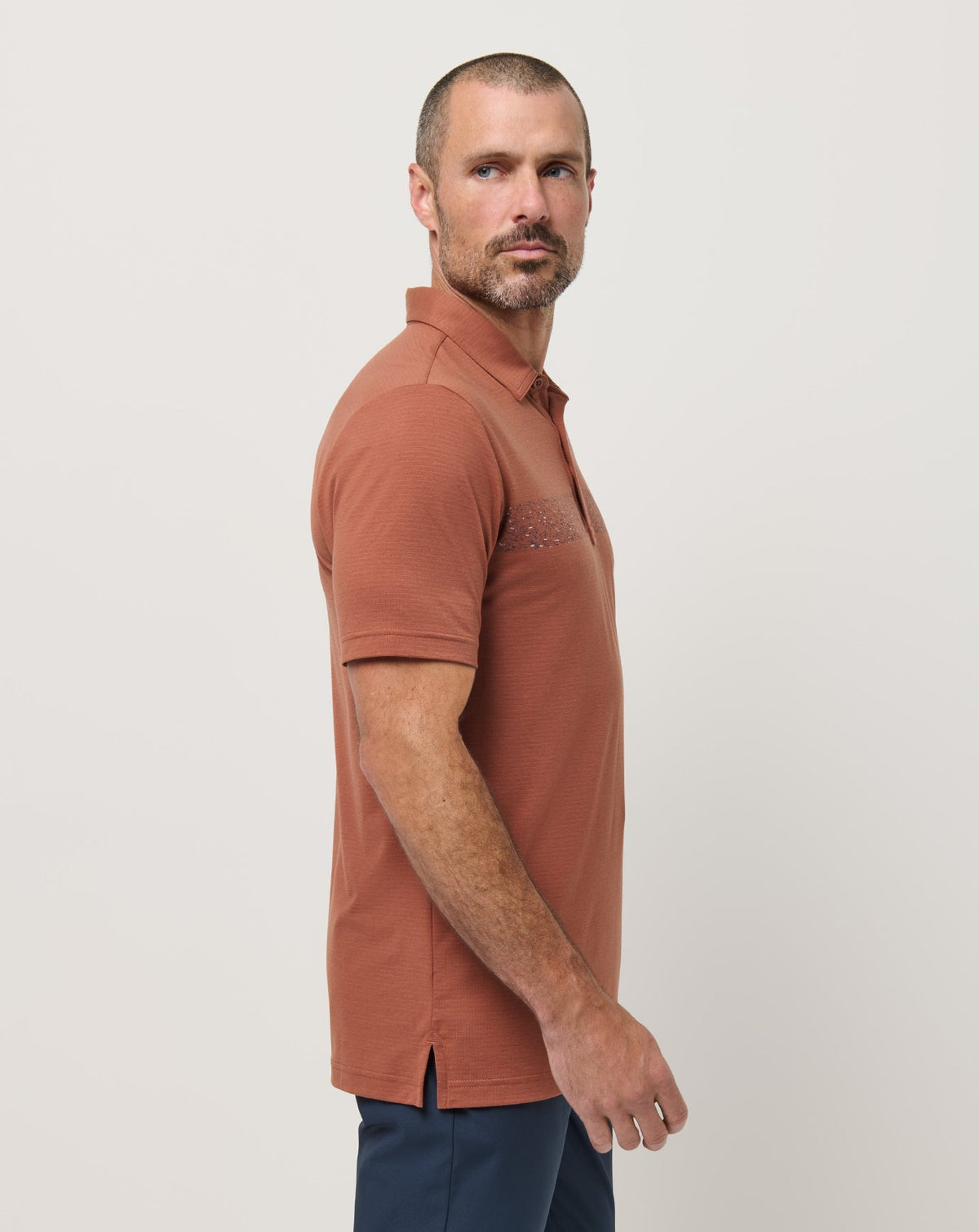 Travis Mathew US The Heater Chest Stripe Polo Men
