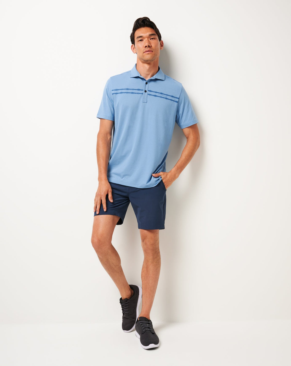 Travis Mathew Sale Sunbeam Chest Stripe Polo Men