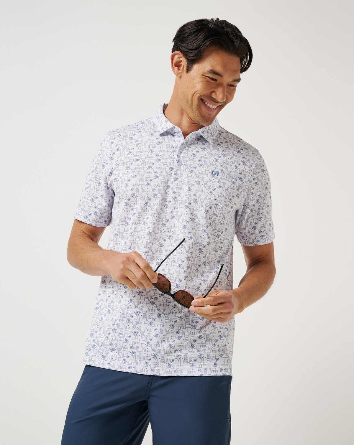 Travis Mathew Discount Crystal Sea Polo Men