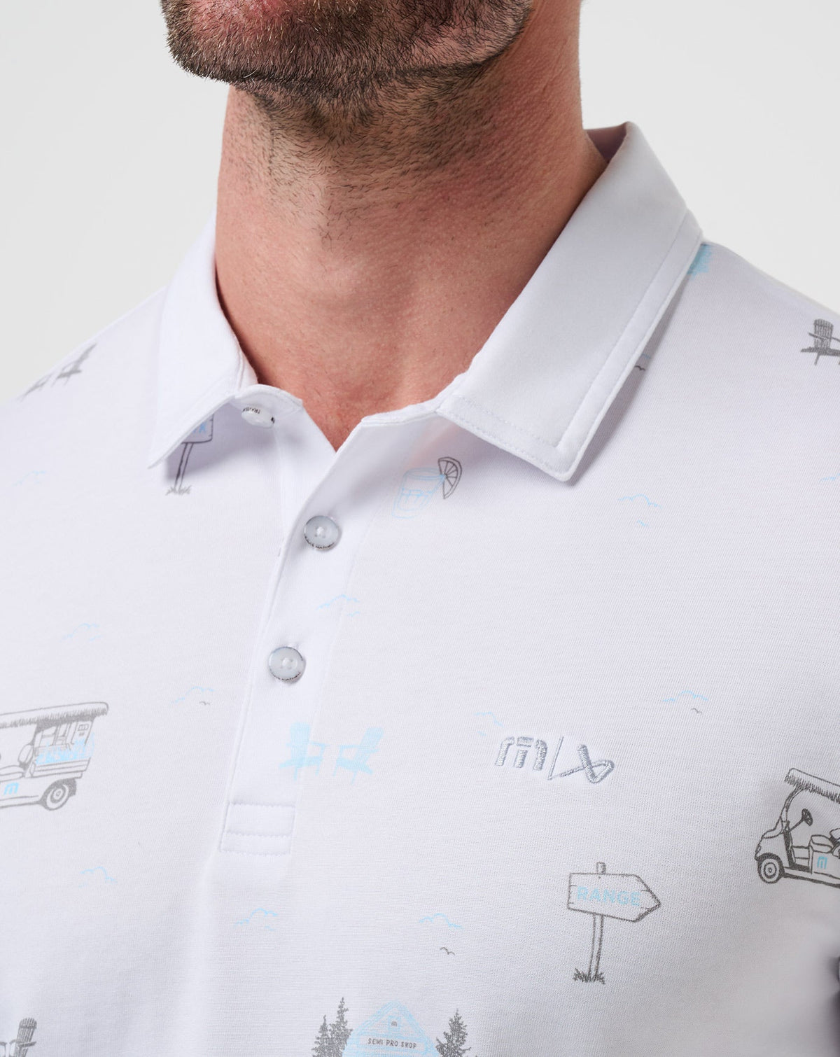 Travis Mathew For Sale Snow Chance Polo Men|New