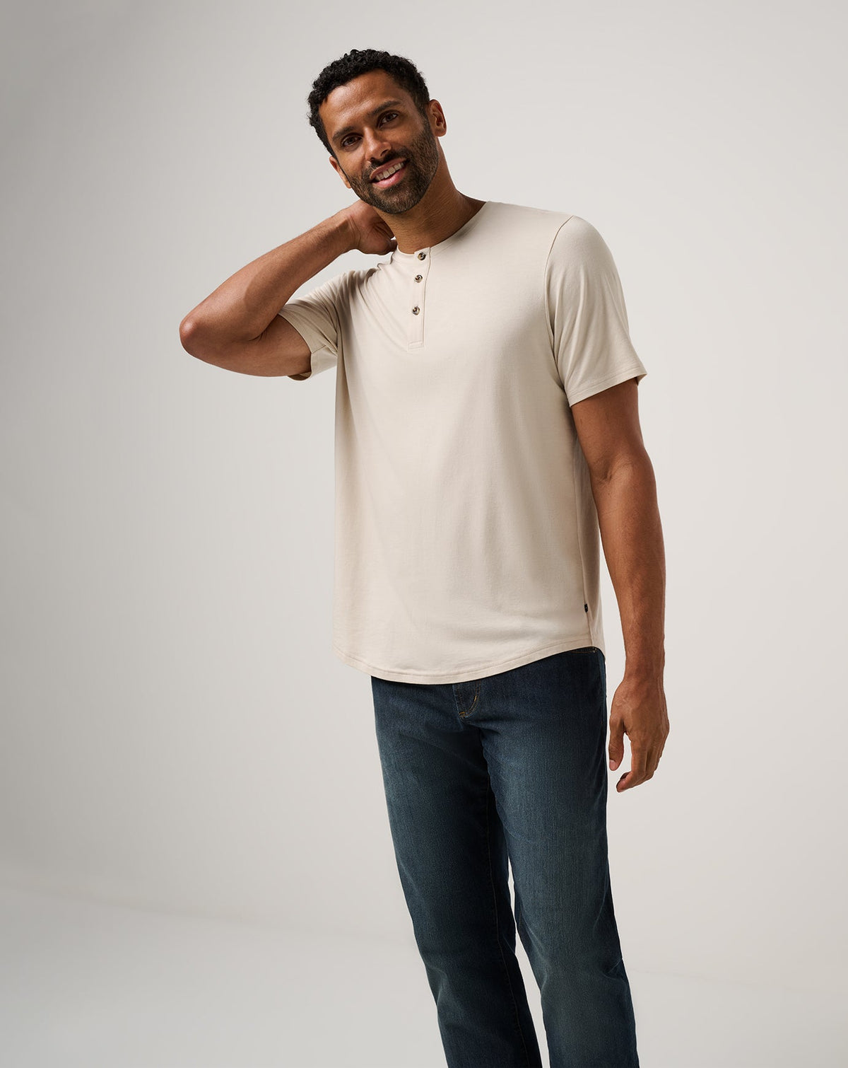 Travis Mathew US Cloud Henley Tee Men