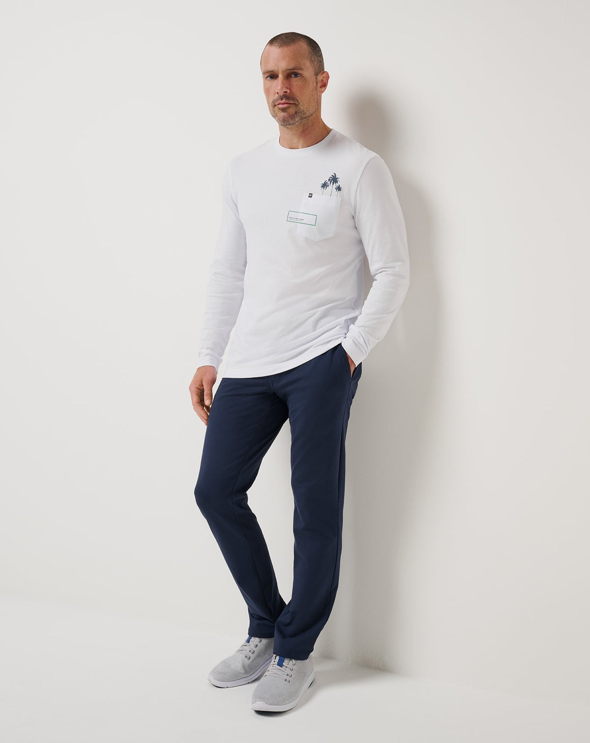 Travis Mathew Sale Reef Stop Long Sleeve Tee Men